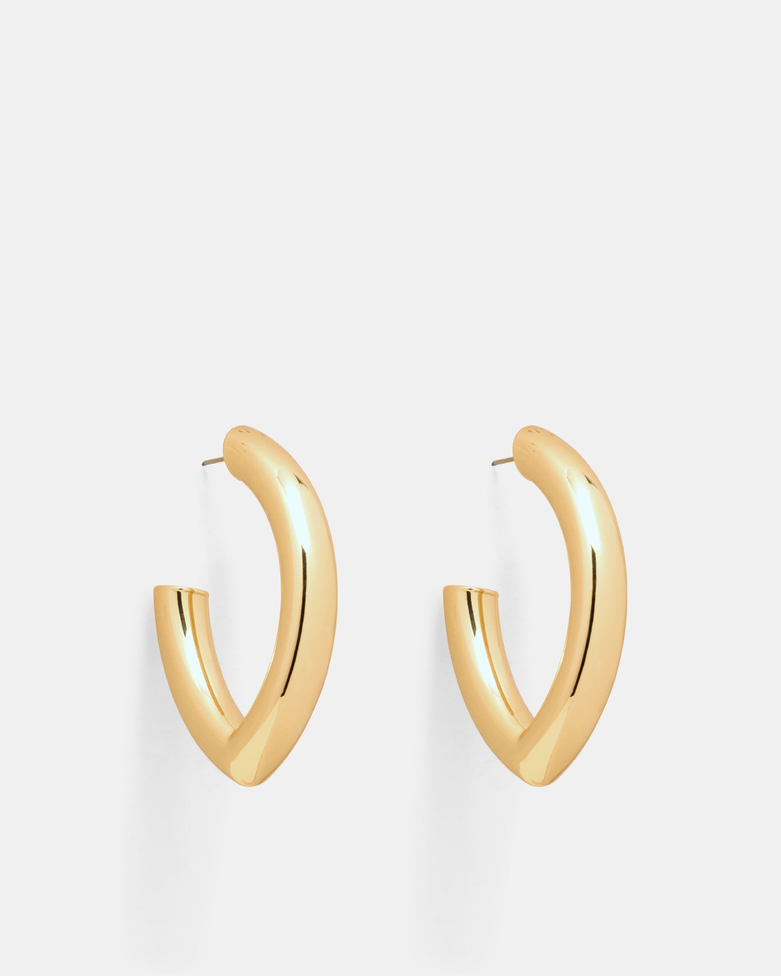 Pulse Hoop Earrings - Gold