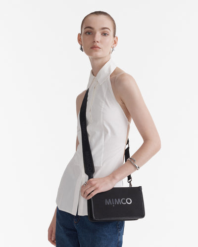 Patch Crossbody Bag - Black Gunmetal