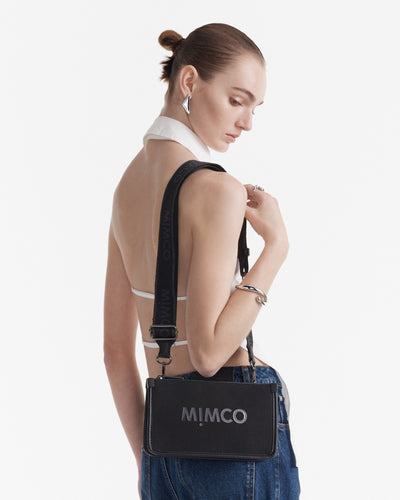 Patch Crossbody Bag - Black Gunmetal