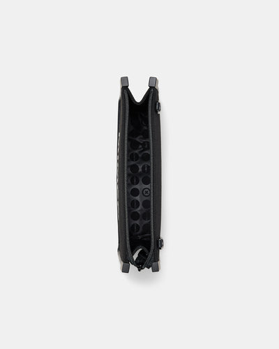 Patch Crossbody Bag - Black Gunmetal