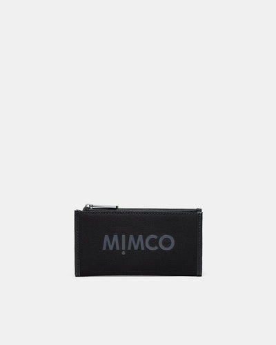 Patch Petite Wallet - Black Gunmetal