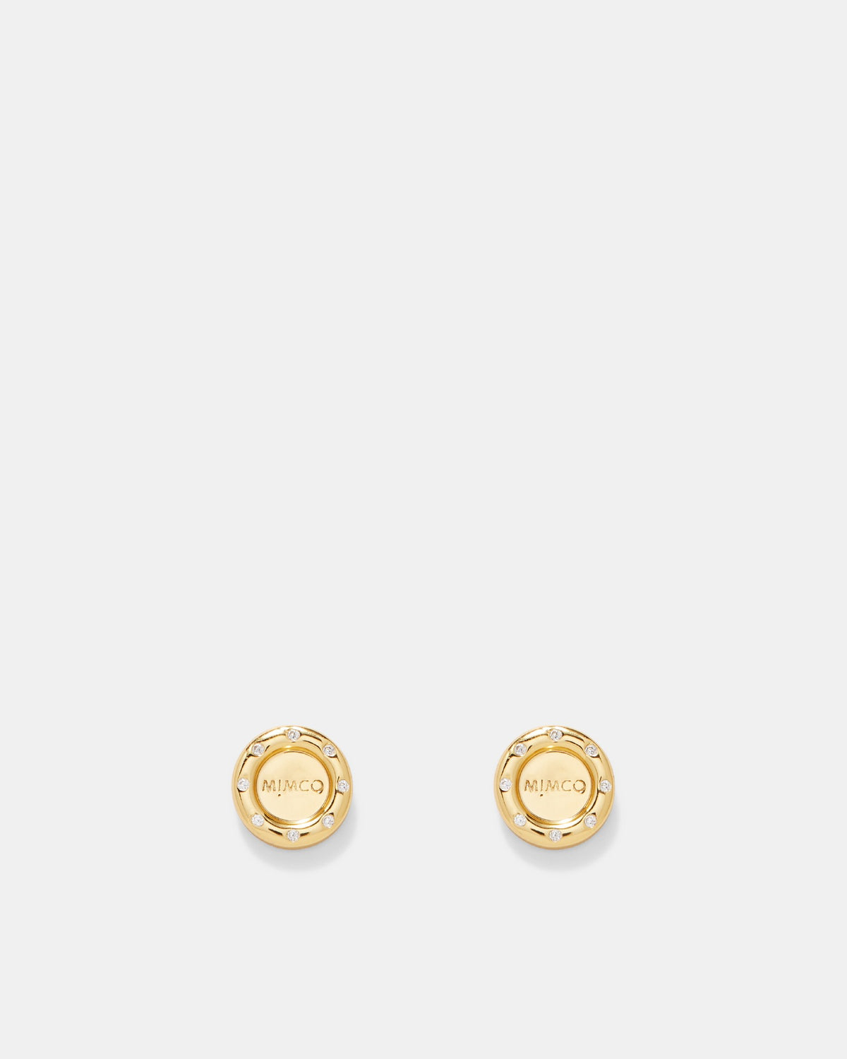 Lune Stud Earrings - Gold