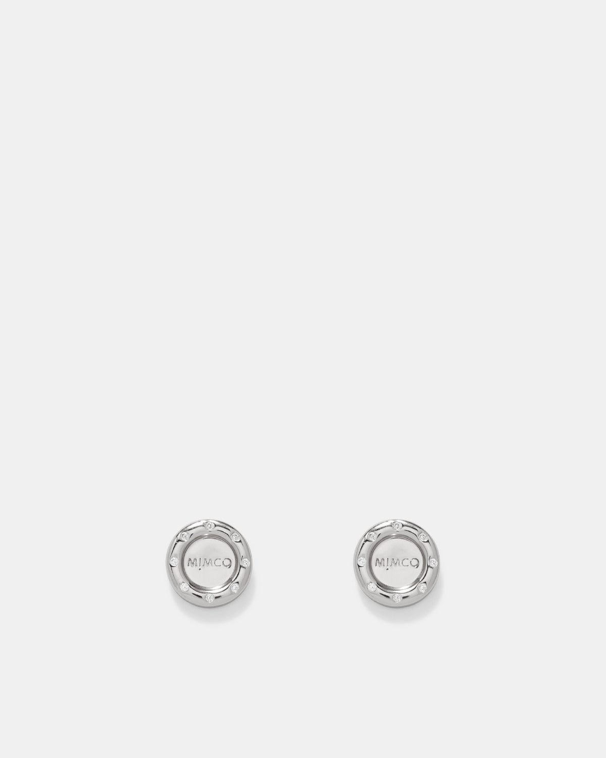 Lune Stud Earrings - Silver