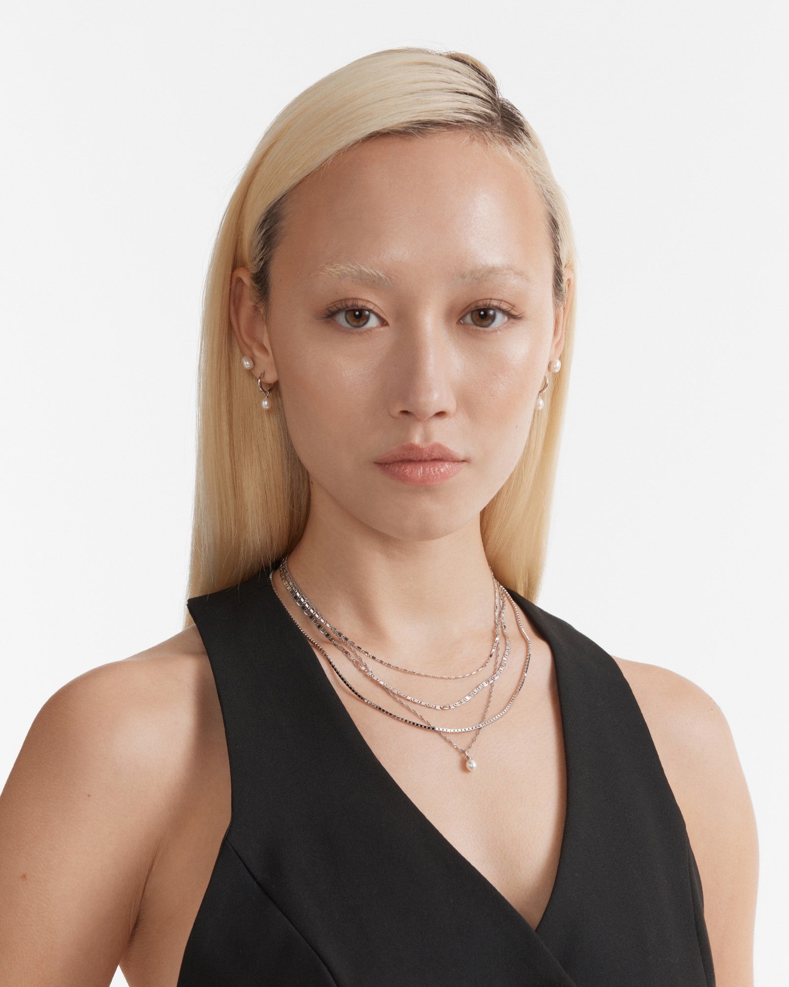 Purete Stud Earrings - Silver