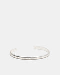 Oblique Cuff Bracelet - Silver