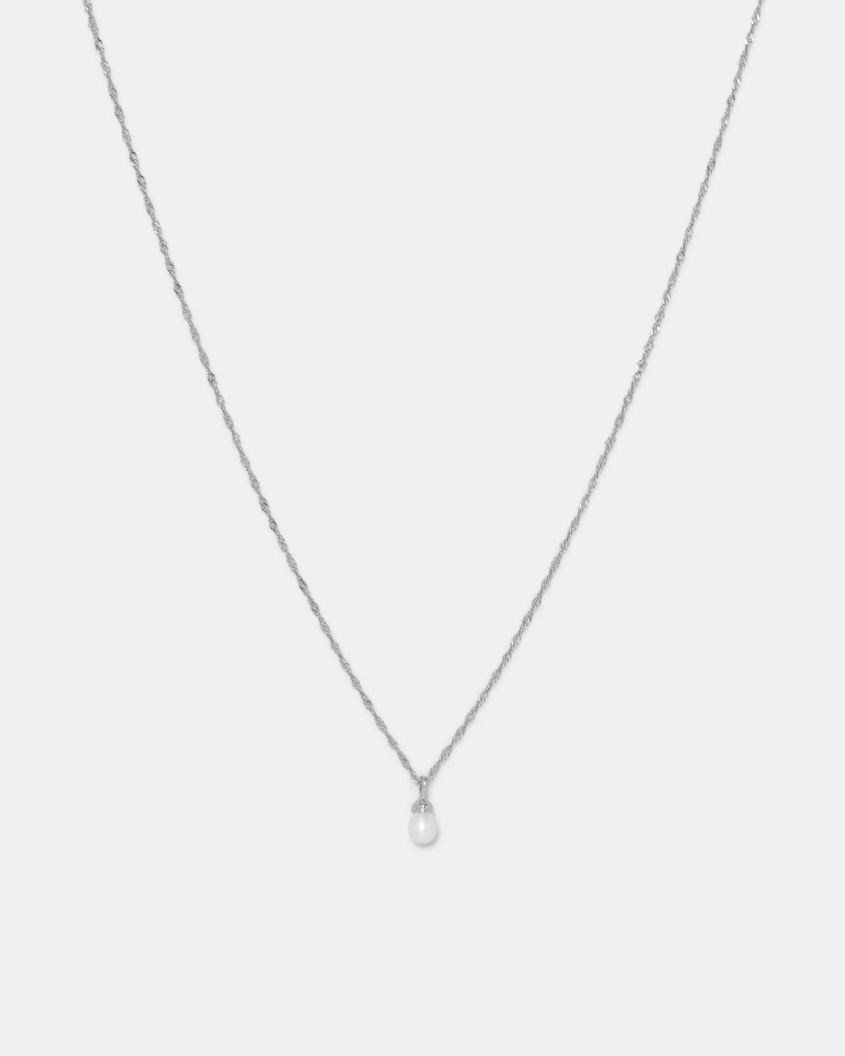 Purete Pendant Necklace - Silver