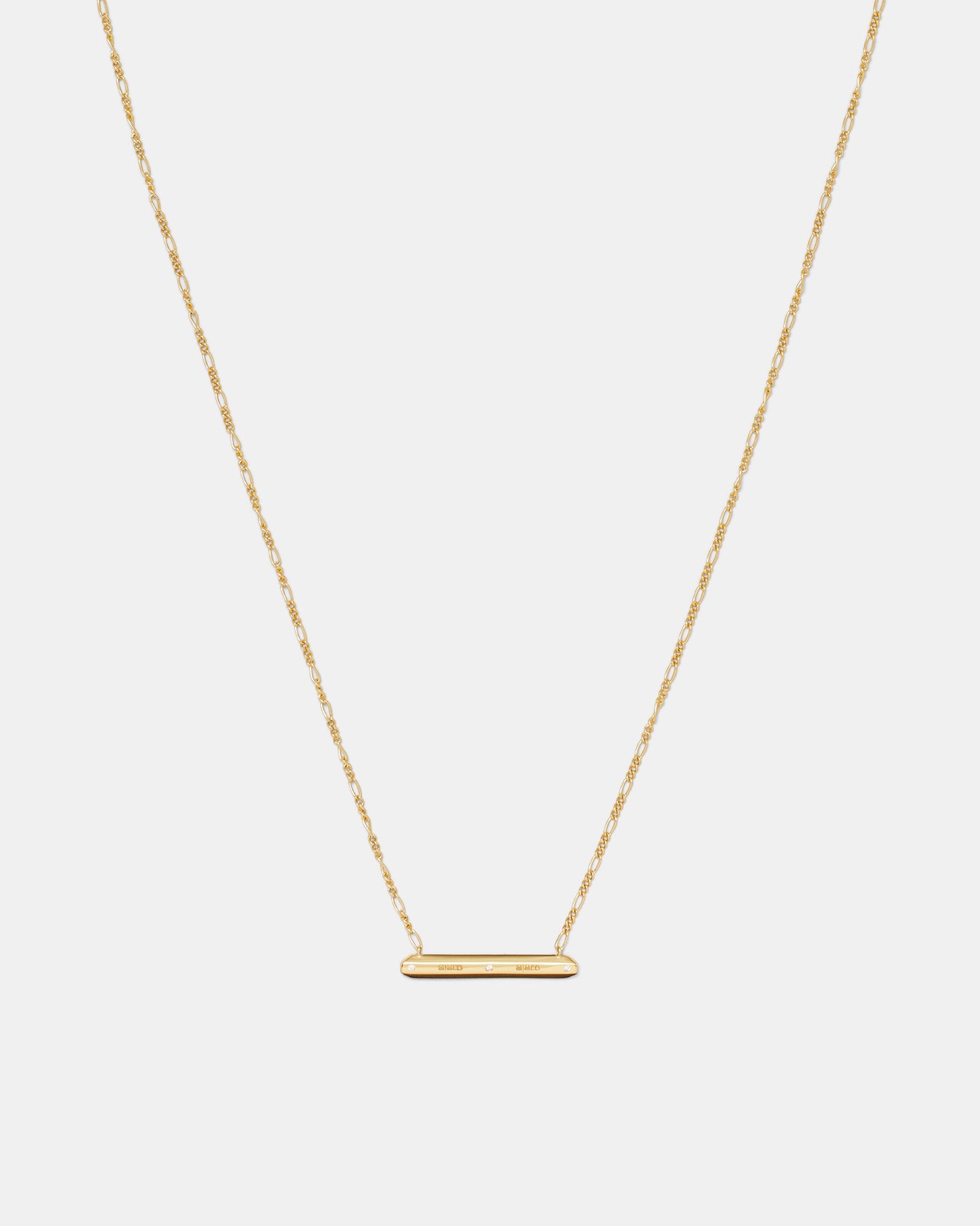Oblique Necklace - Gold