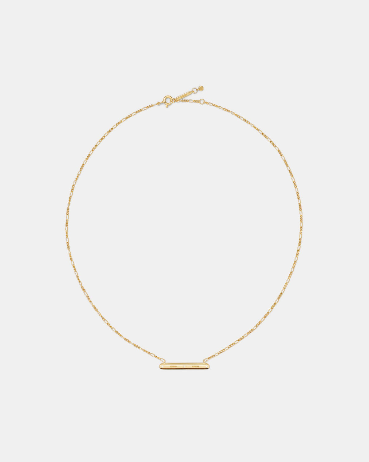 Oblique Necklace - Gold