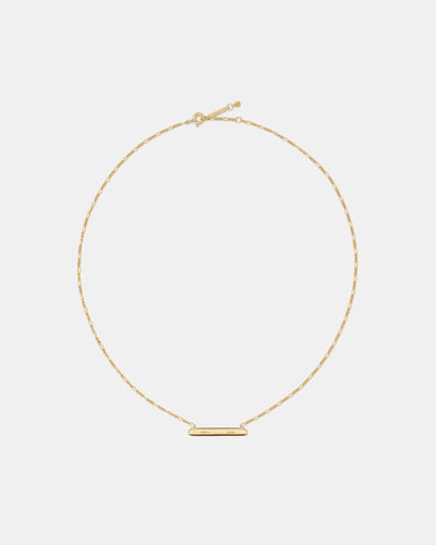 Oblique Necklace - Gold