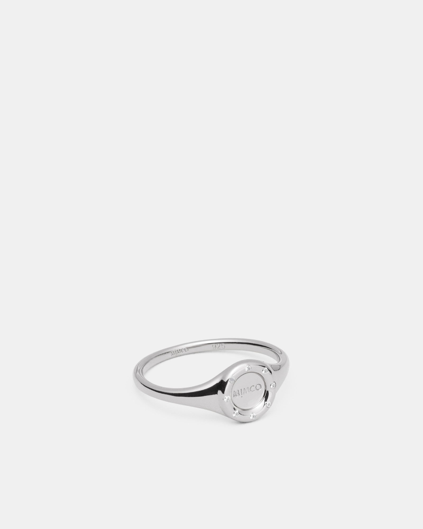Lune Signet Ring - Silver