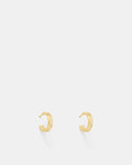 Lucent Small Hoop Earrings - Gold