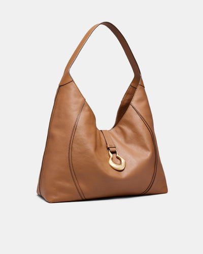 Shield Hobo Bag - Tobacco