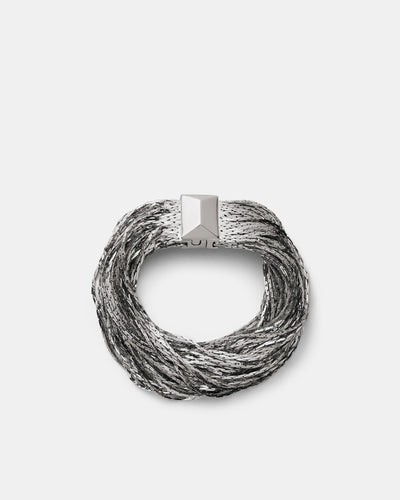 Slay To The Rhythm Multi Chain Bracelet - Silver