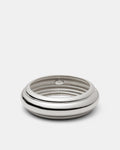 Groove That Soothes Bangle - Silver
