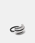 Groove That Soothes Hair Tie - Silver