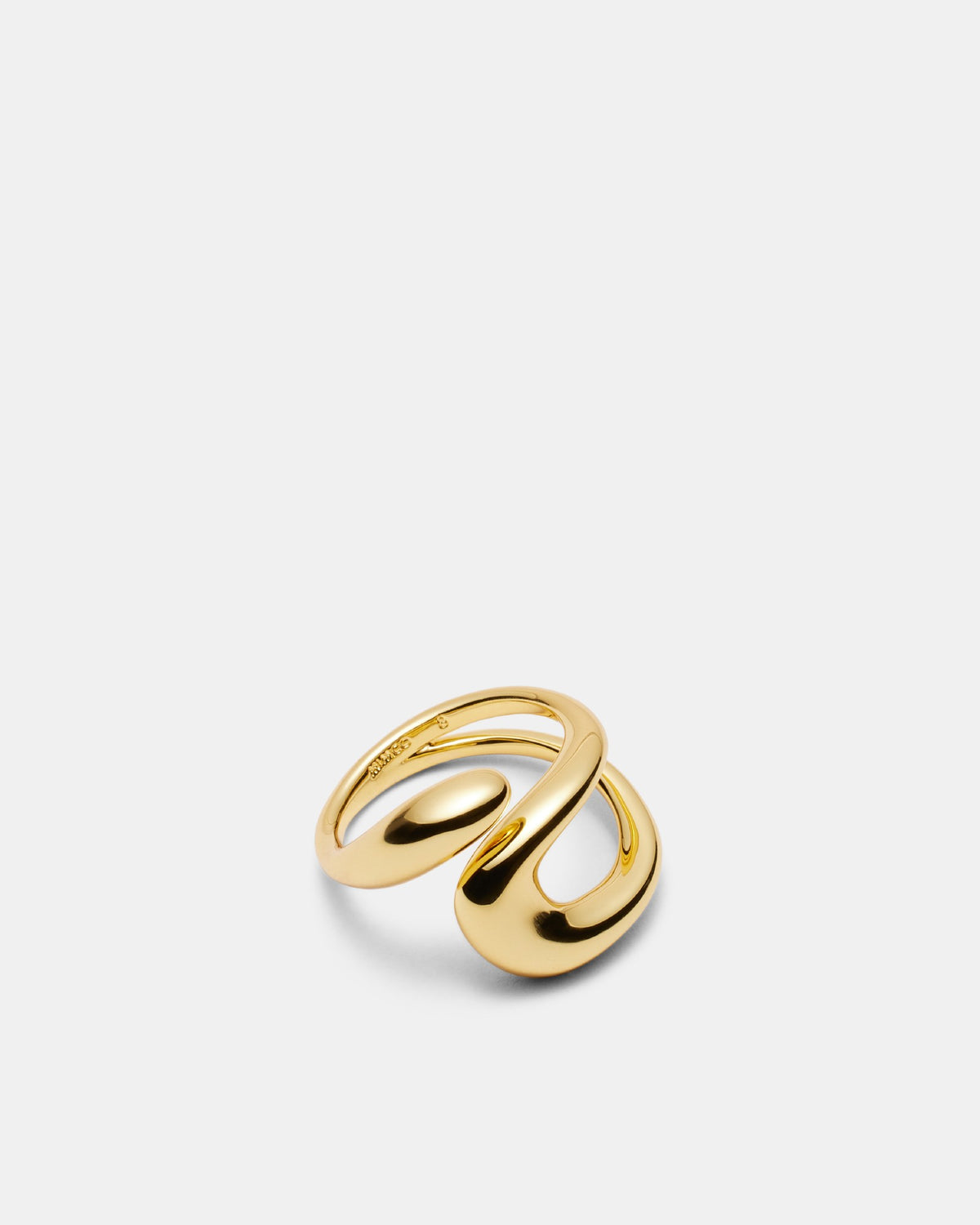 The Podium Twist Ring - Gold