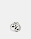 The Podium Twist Ring - Silver