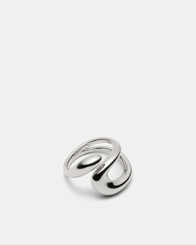 The Podium Twist Ring - Silver