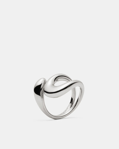 The Podium Twist Ring - Silver