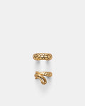 Rock Royalty Ear Cuff Set - Gold
