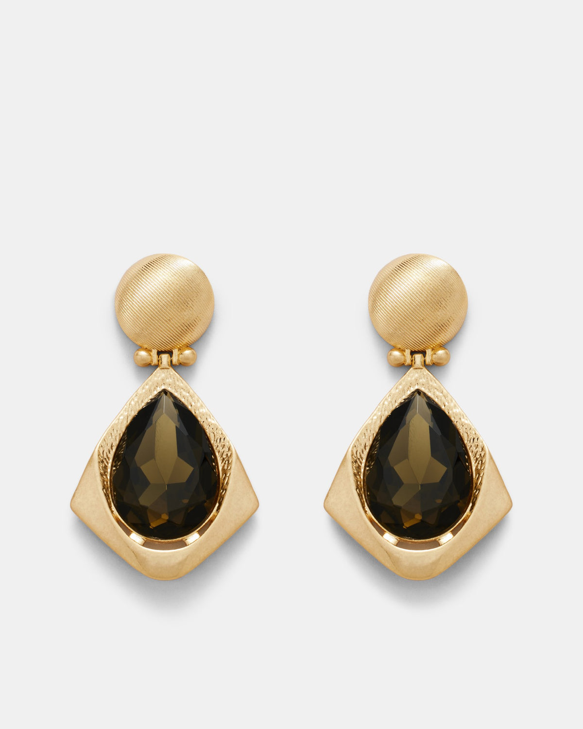 Like A Mirage Drop Earrings - Gold