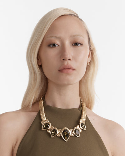 Like A Mirage Statement Necklace - Gold