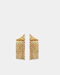 Slay To The Rhythm Small Fringe Drop Earrings - Gold