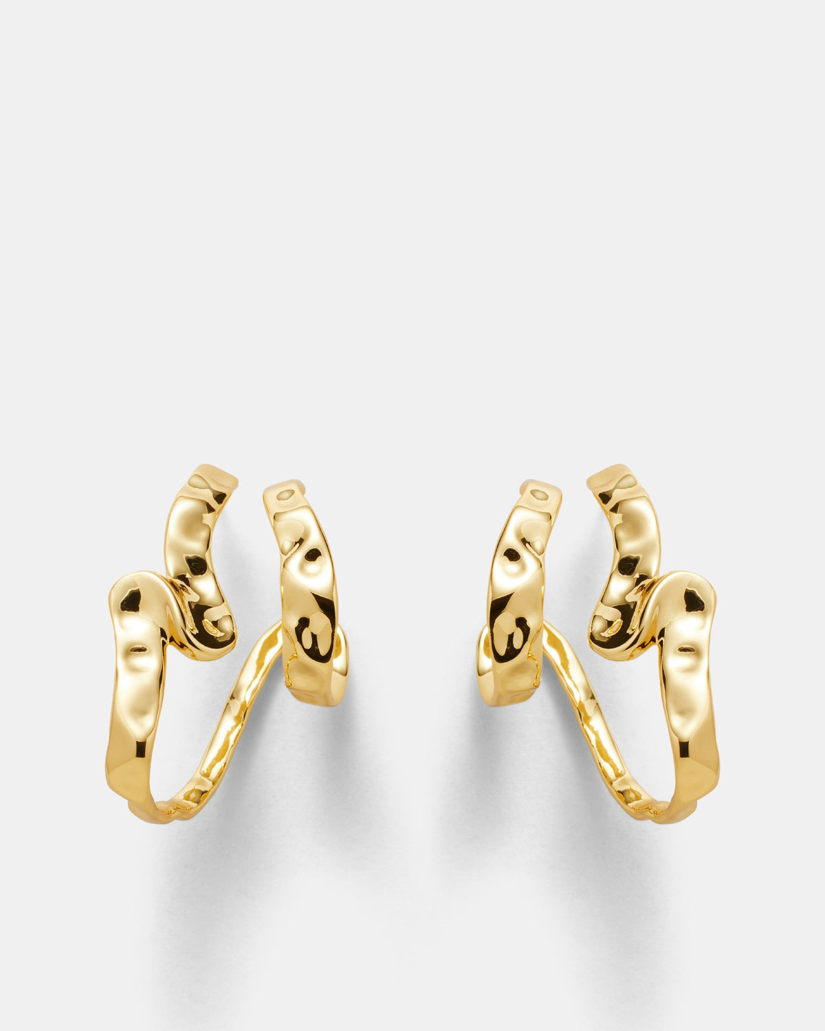 Cadence Hoop Earrings - Gold