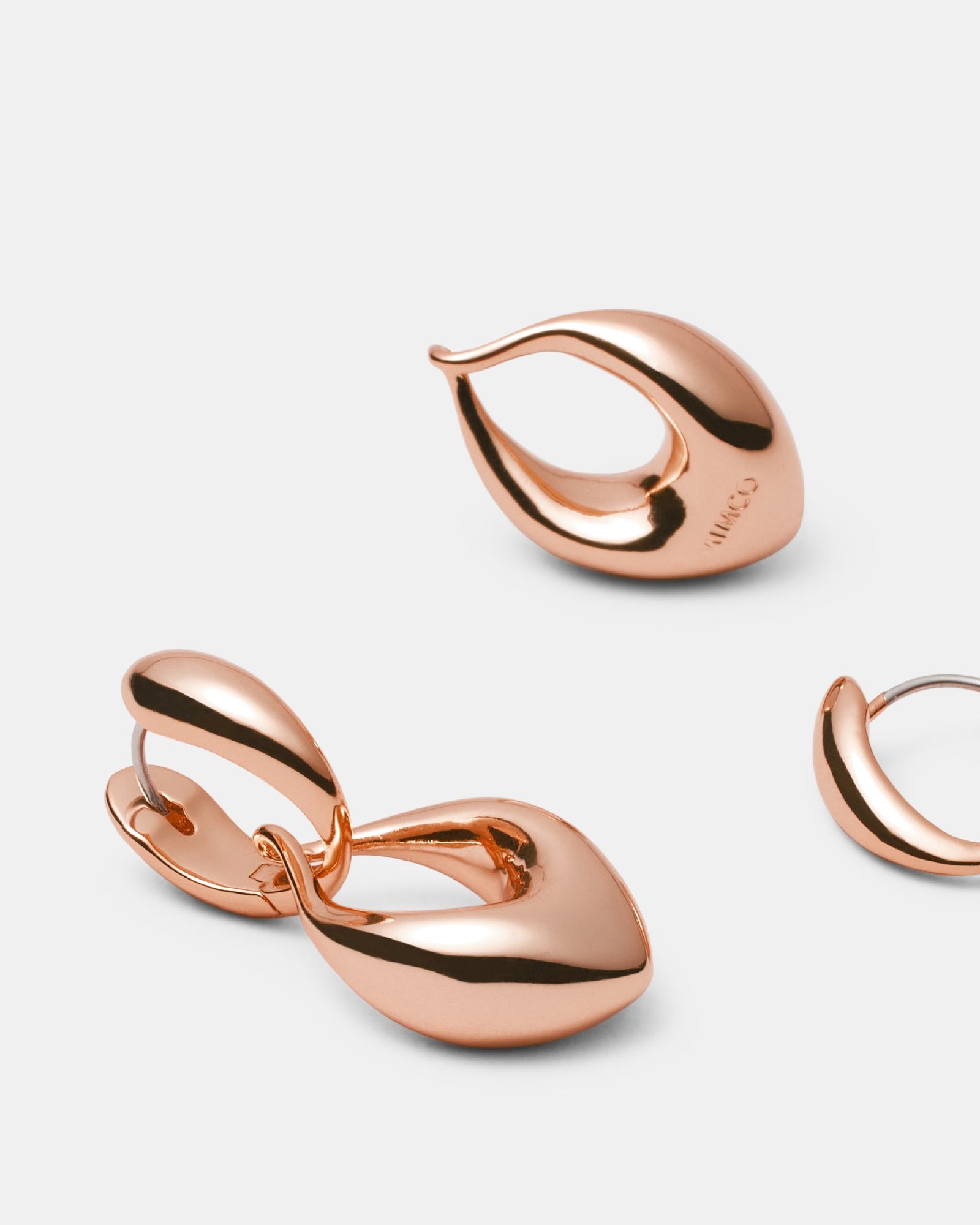Anthem Drop Earrings - Rose Gold