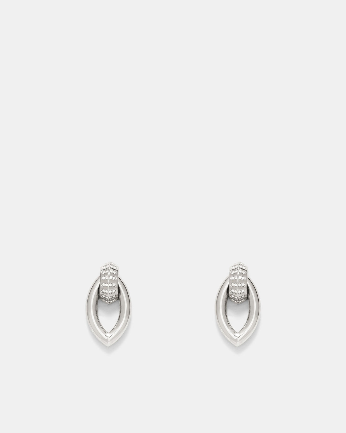 Believe Drop Earrings - Silver