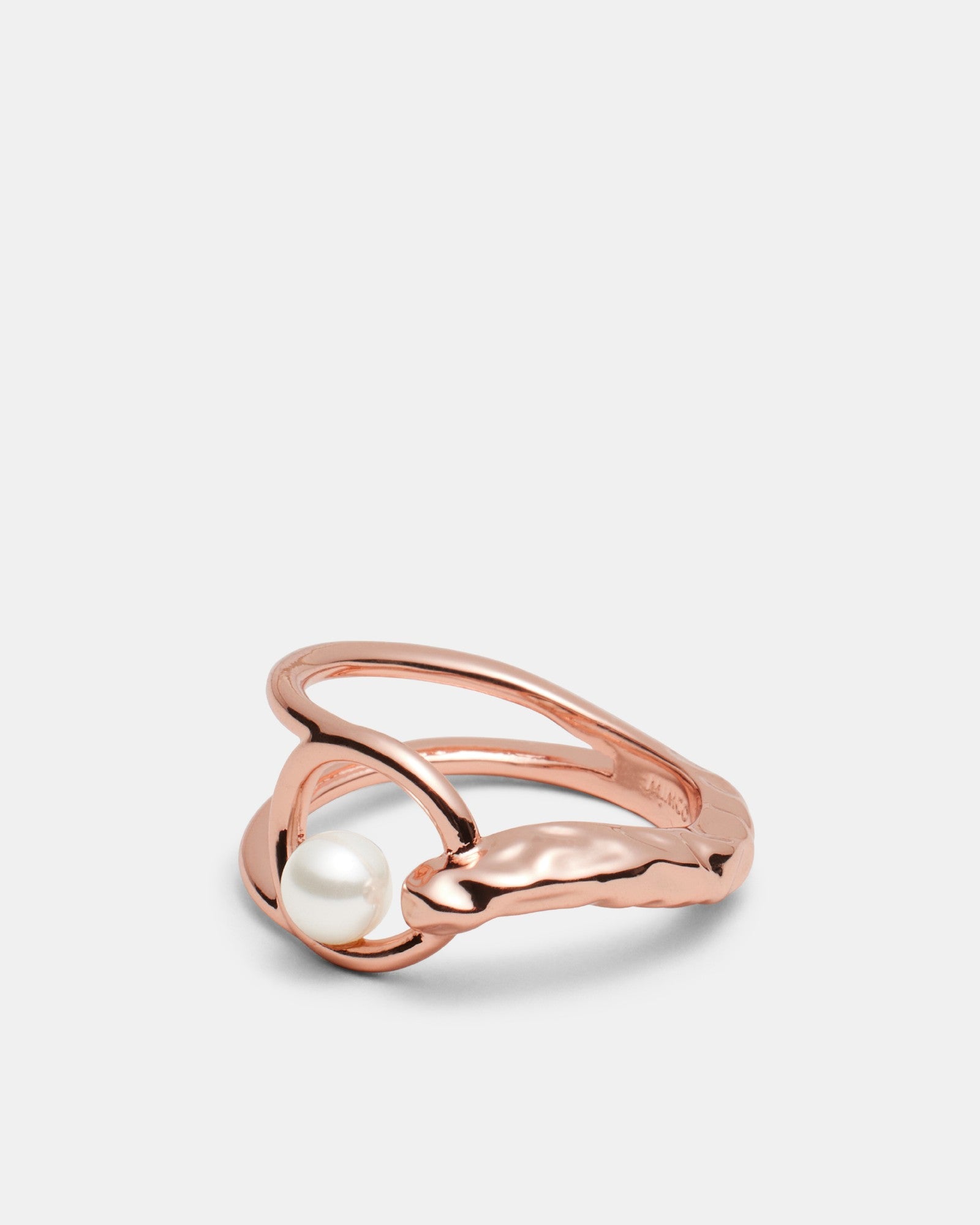 Cadence Pearl Ring - Rose Gold