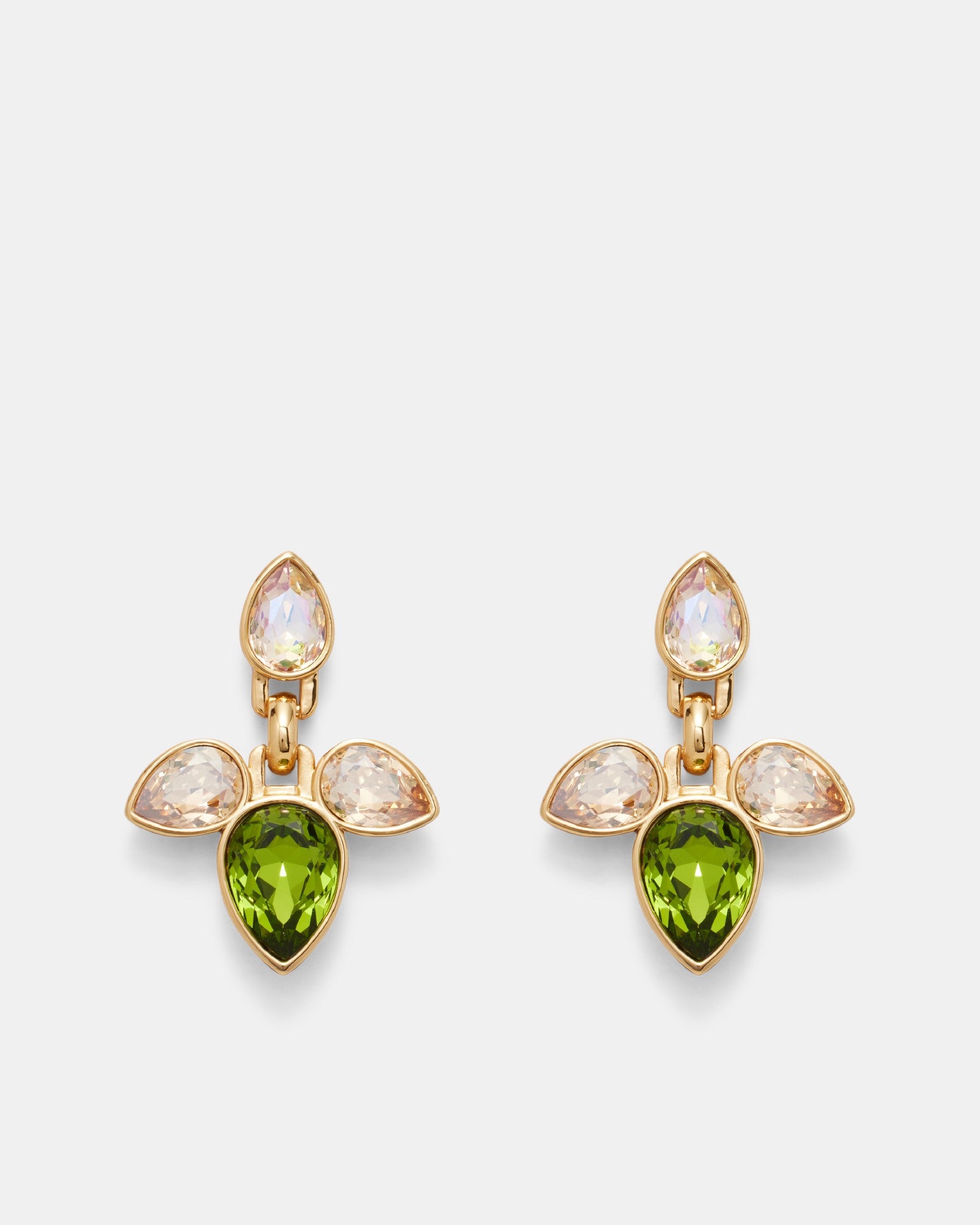 Pull Up To The Bumper Small Drop Earrings - Lime Sorbet