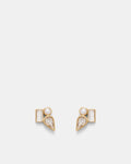 I Feel Love Stud Earrings - Pearl