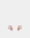 I Feel Love Stud Earrings - Rose Gold