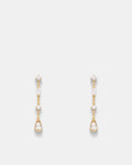 Temptation Chain Stud Earrings - Gold