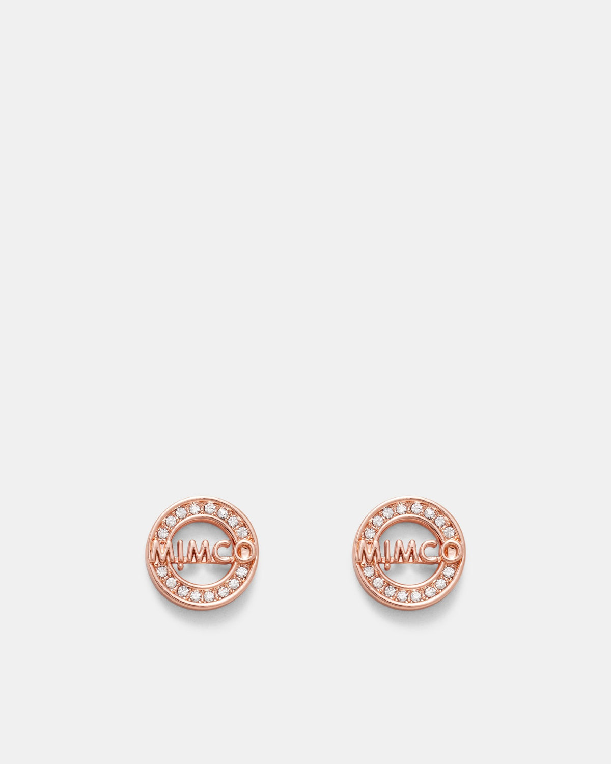 Alliance Stud Earrings - Rose Gold