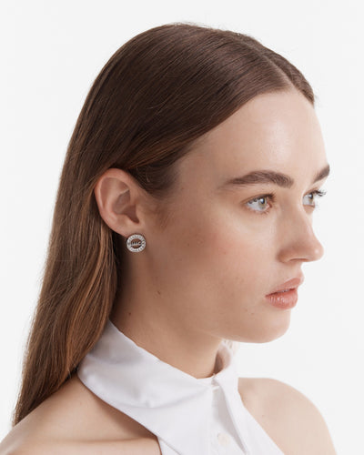Alliance Stud Earrings - Silver