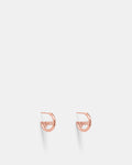 Alliance Hoop Earrings - Rose Gold