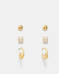 Stardom Earrings Trio Set - Gold