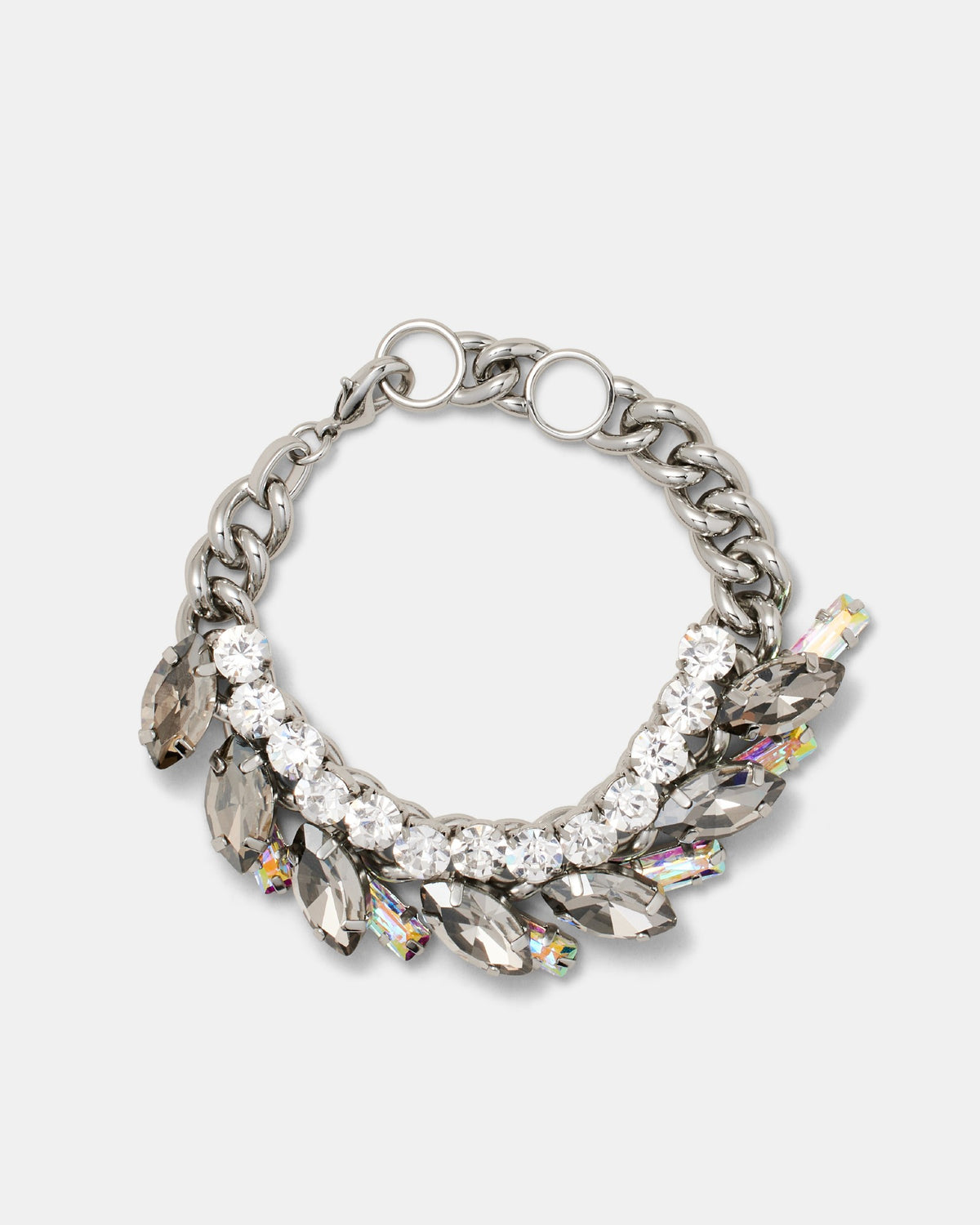Love To Love You Crystal Bracelet - Silver