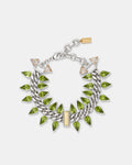Pull Up To The Bumper Crystal Bracelet - Lime Sorbet