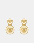 Los Angeles Drop Earrings - Vintage Gold