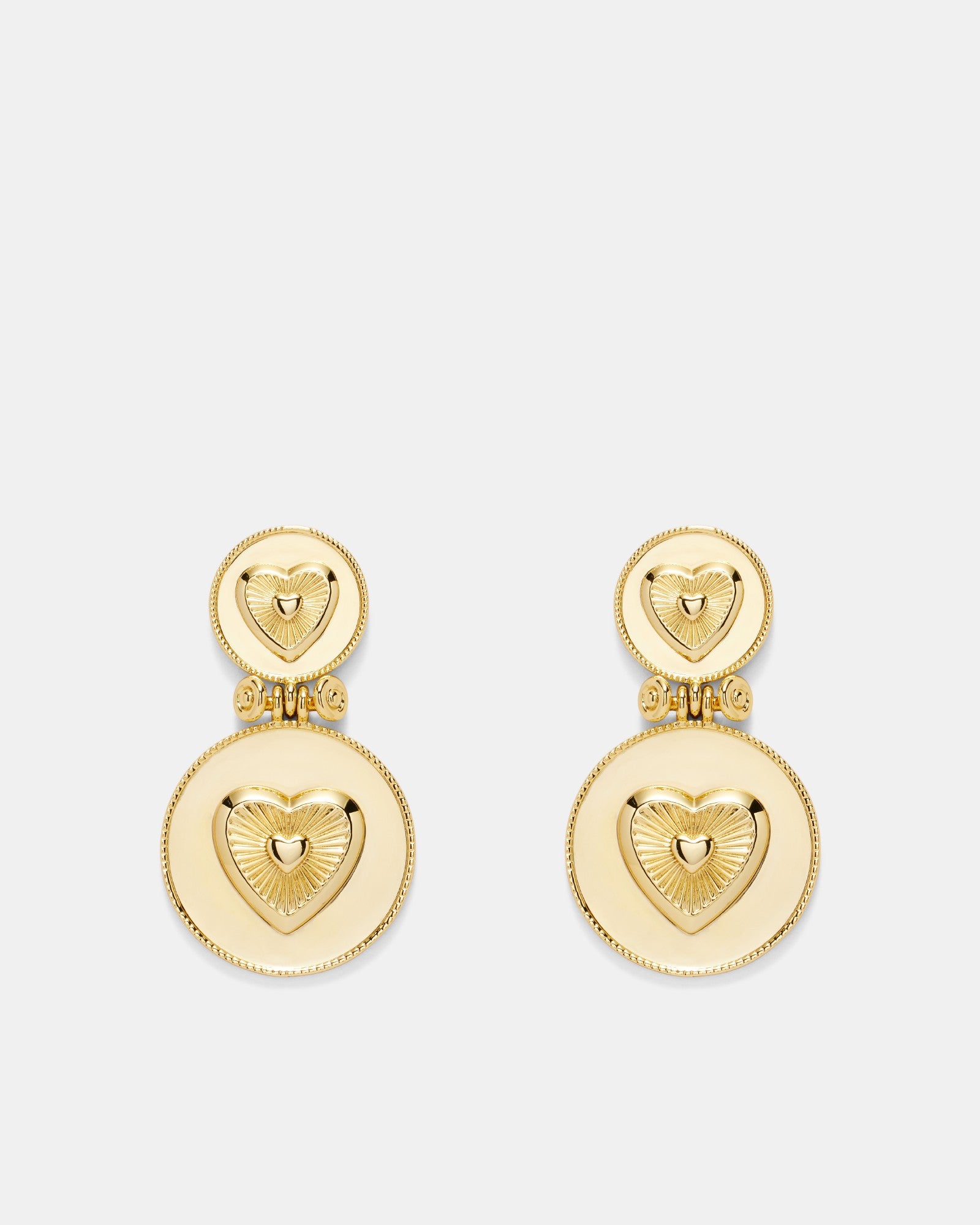 Los Angeles Drop Earrings - Vintage Gold