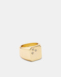 Los Angeles Signet Ring - Vintage Gold