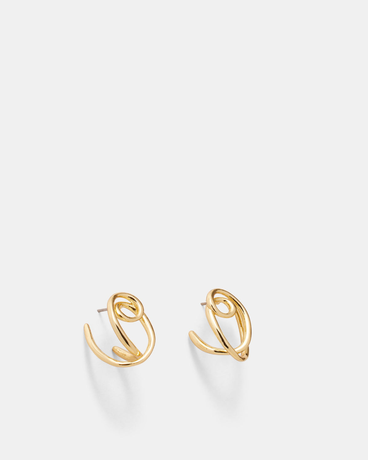 Cadence Stud Earrings - Gold
