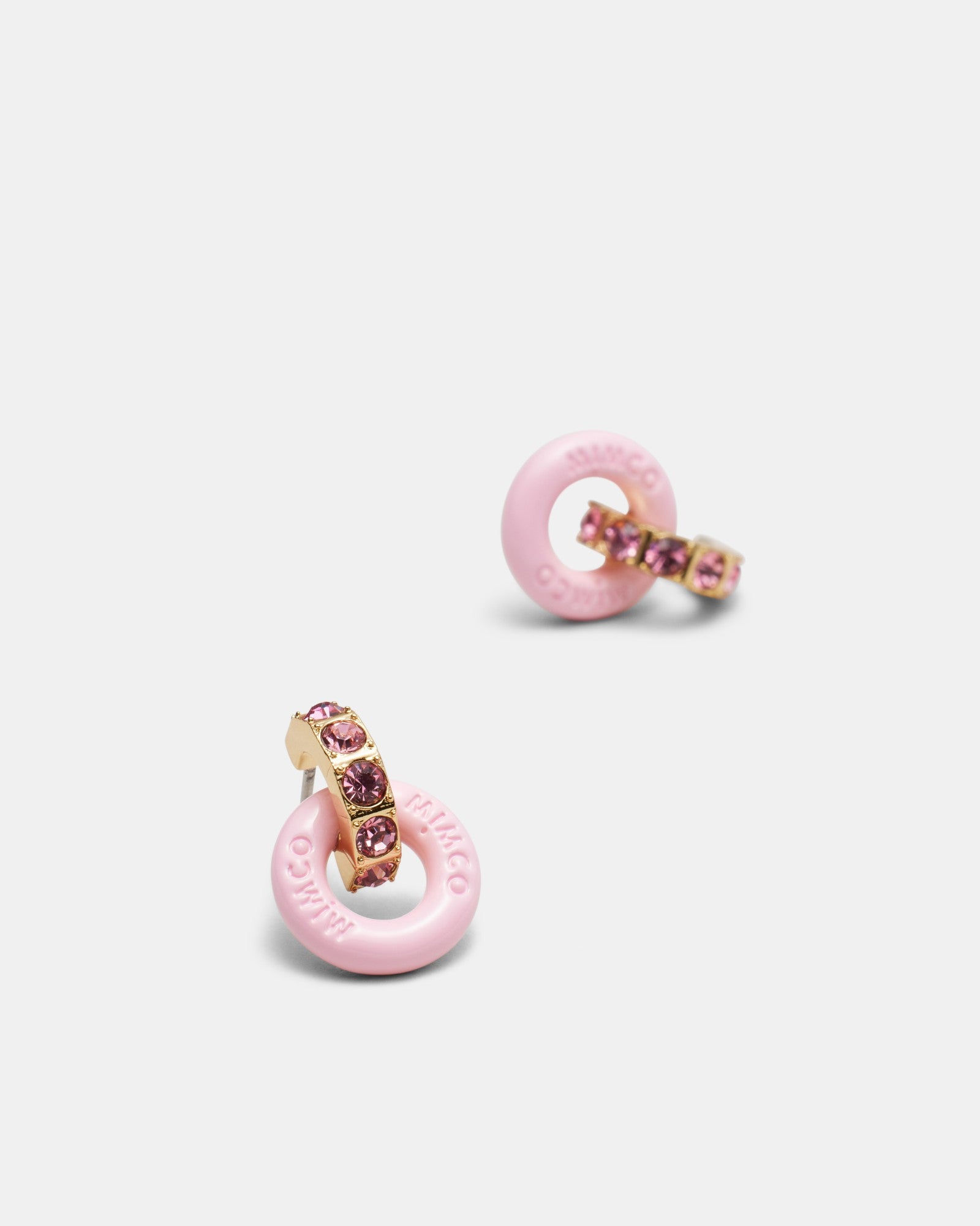 Circulate Stud Earrings - Pink Sorbet