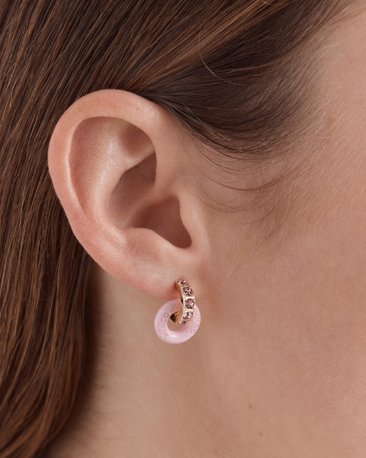 Circulate Stud Earrings - Pink Sorbet