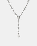 Outro Multi Wear Pearl Necklace - Silver