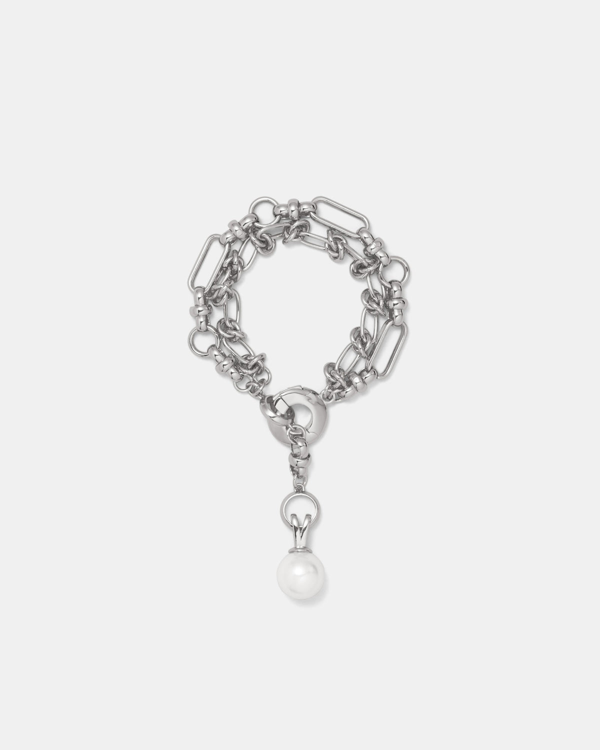 Outro Pearl Bracelet - Silver