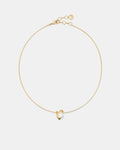 Cadence Pearl Omega Choker Necklace - Gold